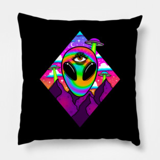 Alien Abduction Pillow
