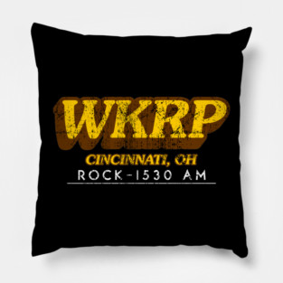 Vintage Wkrp Radio Pillow