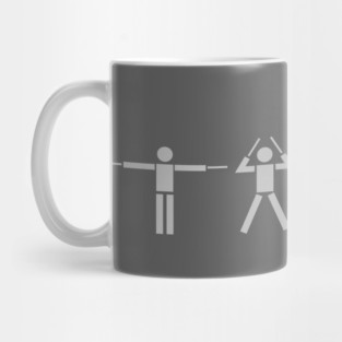 Taiko People gray Mug