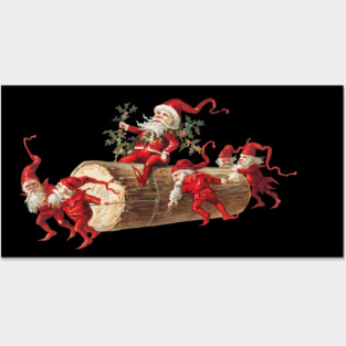 Classic Christmas Elves Posters and Art