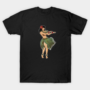 Beautiful Hula Girl Dancing the Hula T-Shirt