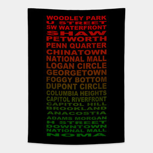 DC Neighborhoods Tapestry