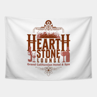 HearthStone Lounge Grand Califorian Hotel & Spa Anaheim CA. Tapestry