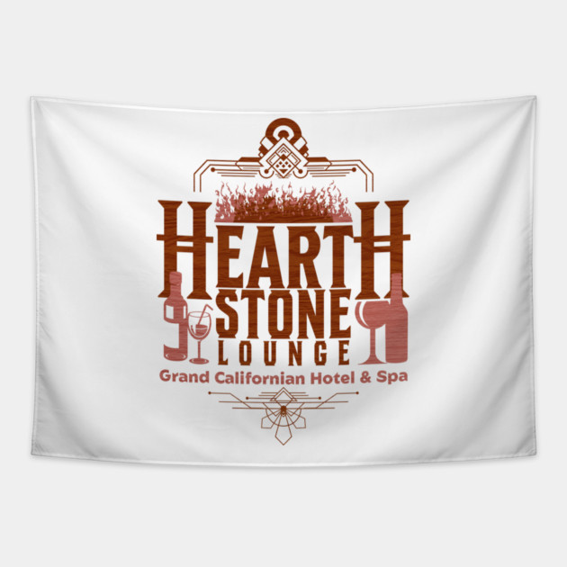 HearthStone Lounge Grand Califorian Hotel & Spa Anaheim CA. Tapestry by Joaddo