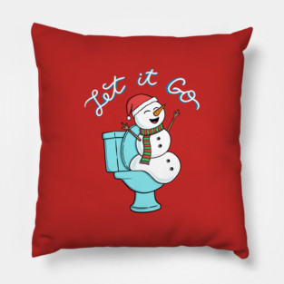 Snowman Christmas Pillow