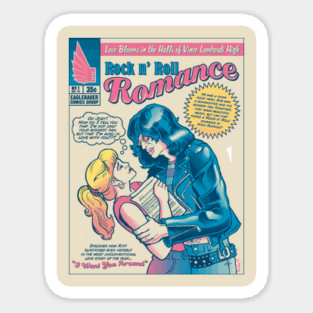 Rock N' Roll Romance Sticker