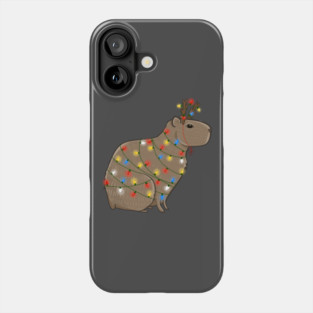 Christmas Capybara Phone Case