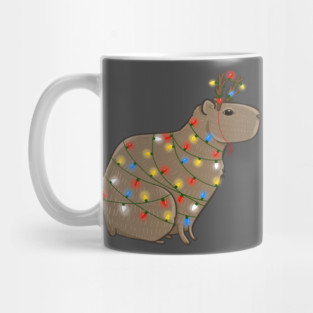 Christmas Capybara Mug