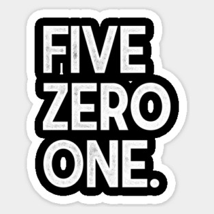 FiveZeroOne Sticker