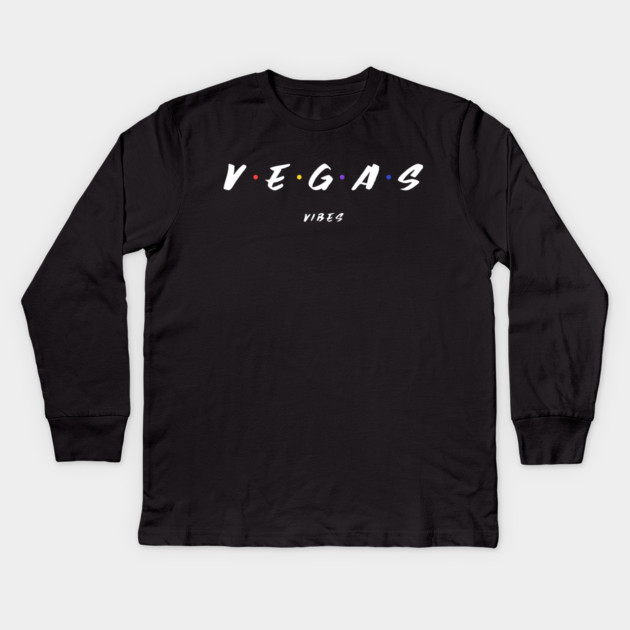 Vegas Vibes Kids Long Sleeve T-Shirt by MCALTees
