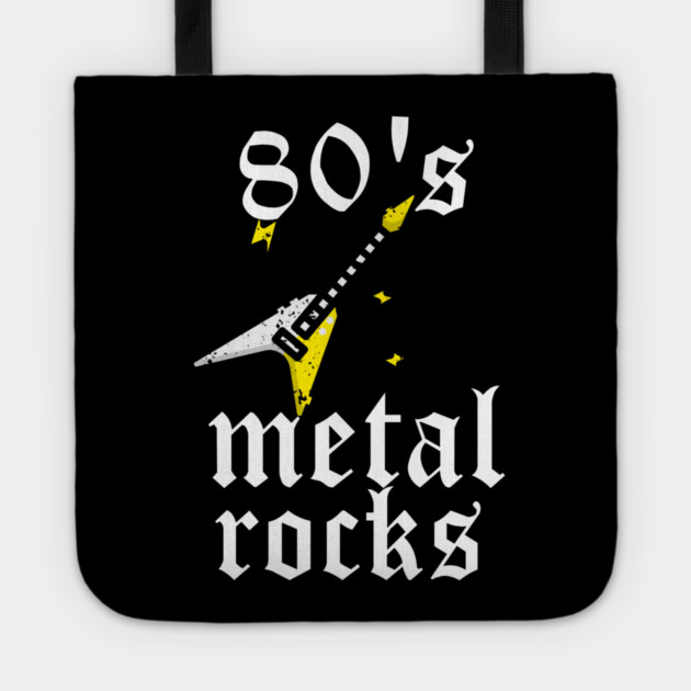 80's Metal Rocks Tote by MCALTees