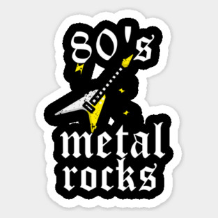 80's Metal Rocks Magnet