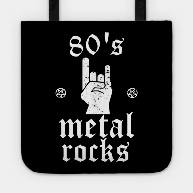 80's Metal Rocks Tote by MCALTees