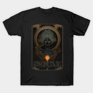 Oracle - Ancient Witch of Prophecy Art Nouveau T-Shirt