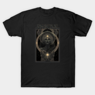 Oracle - Ancient Witch Priestess of Prophecy Art Nouveau T-Shirt