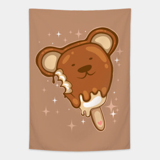 Bear Ice Cream Tapestry