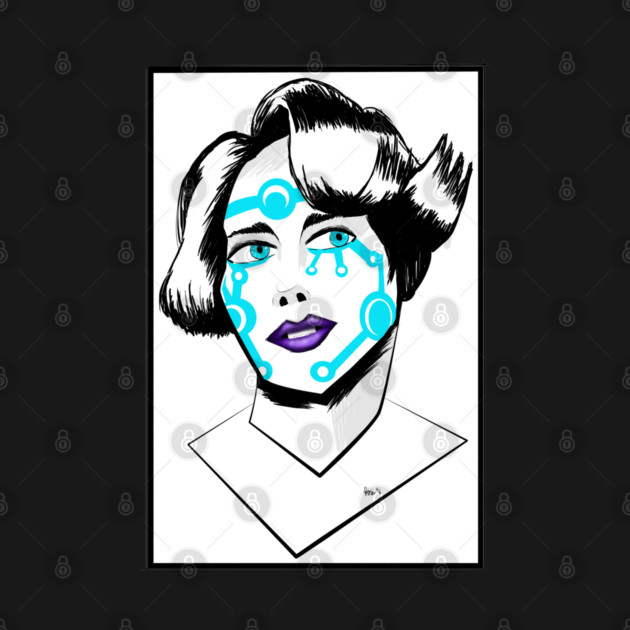 CYBER GIRL by droidmonkey