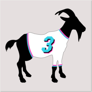 Dwyane Wade Goat Posters and Art