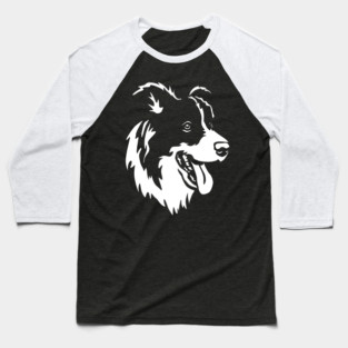 Border Collie Sheep Dog Dogs Baseball T-Shirt