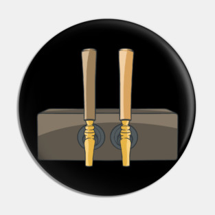 Beer Tap Pouring Beer Pub Bar Pin