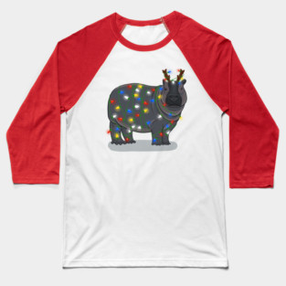 Hippo Holidays! Baseball T-Shirt
