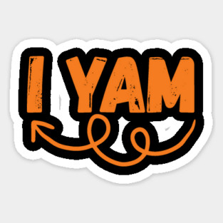 I Yam Couples Thanksgiving Magnet