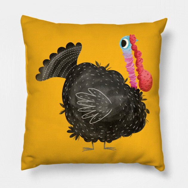 Thanksgiving Turkey Pillow by Geeksarecool