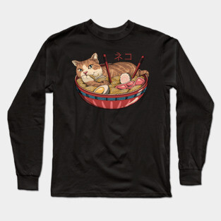 Neko Ramen v2 Long Sleeve T-Shirt