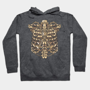 Steampunk Ribcage Hoodie