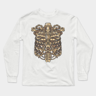 Steampunk Ribcage Long Sleeve T-Shirt