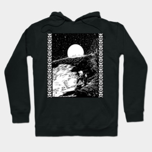 Full Moon, High Tide, Nuff Said Hoodie