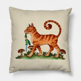 What The Cat Dragged In Pillow