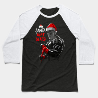 Santa Claus gift slaps Baseball T-Shirt