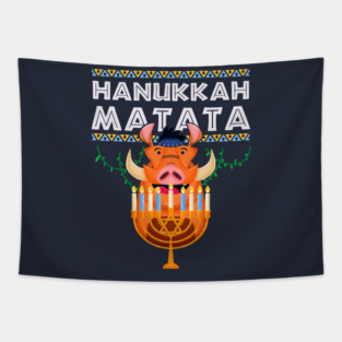 Hanukkah Matata Tapestry