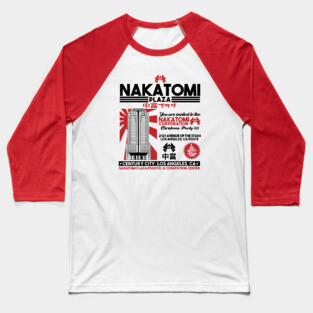 Nakatomi Christmas Party Baseball T-Shirt
