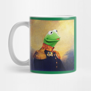 Kermit the Frog Retro Military Portrait Mug