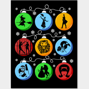 Broadway Christmas Bulbs Posters and Art