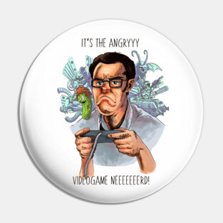 Angry Videogame Nerd Pin