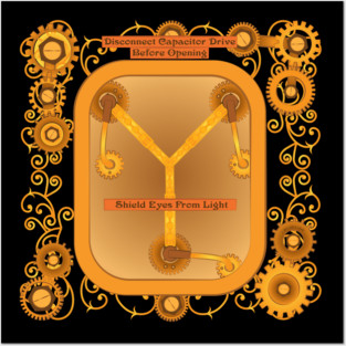 Steampunk Flux Capacitor - Back to the Future Posters and Art