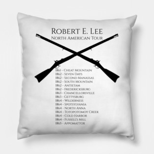 Robert E. Lee North American Tour Pillow