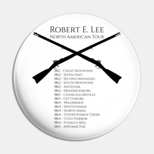 Robert E. Lee North American Tour Pin