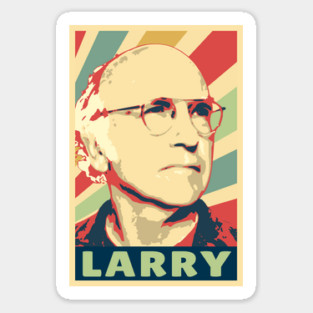 Larry David Vintage Colors Sticker