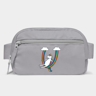 Unicorn and rainbow swing Bag