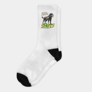 Snots the Mississippi Leg Hound - Christmas Vacation Socks