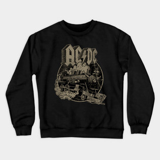Rock N Roll Train Crewneck Sweatshirt