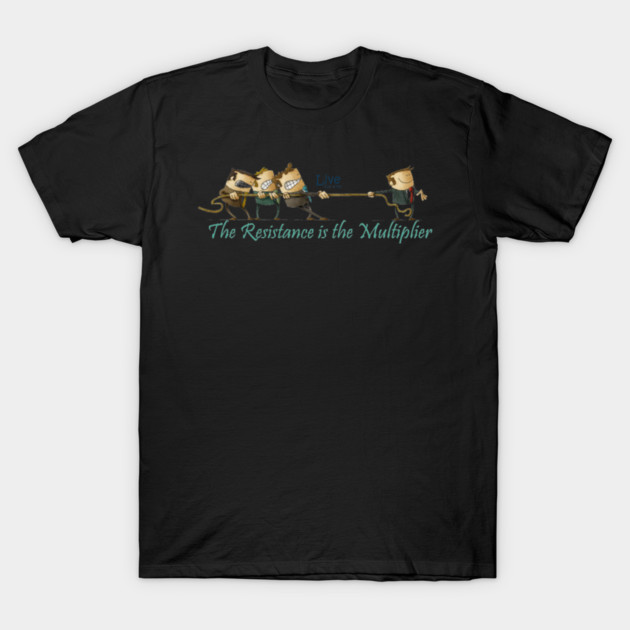 Resistance is the multiplier T-Shirt by Win The Day 