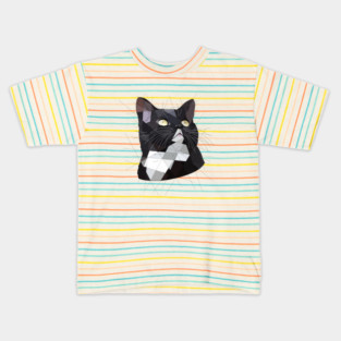 Tuxedo Cat Kids T-Shirt