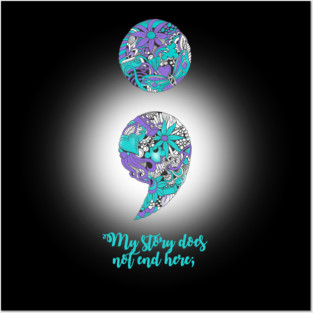 Suicide Prevention and Depression Awareness Posters and Art