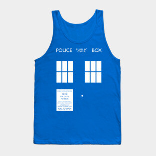 Dr Who TARDIS Tank Top
