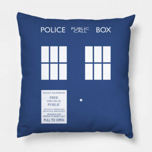 Dr Who TARDIS Pillow